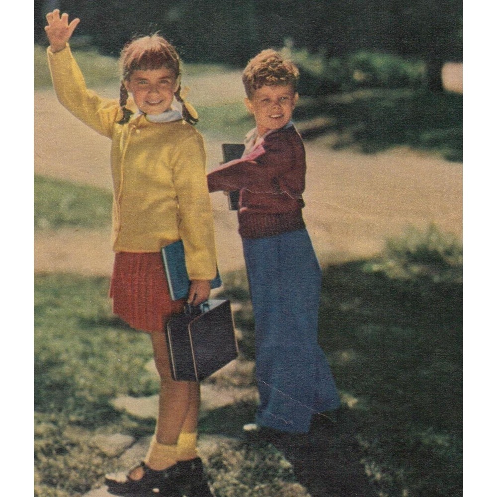 1947 Farmers Wife Pauline Havard Vintage Poem September Cameo Rural Kids‎ School